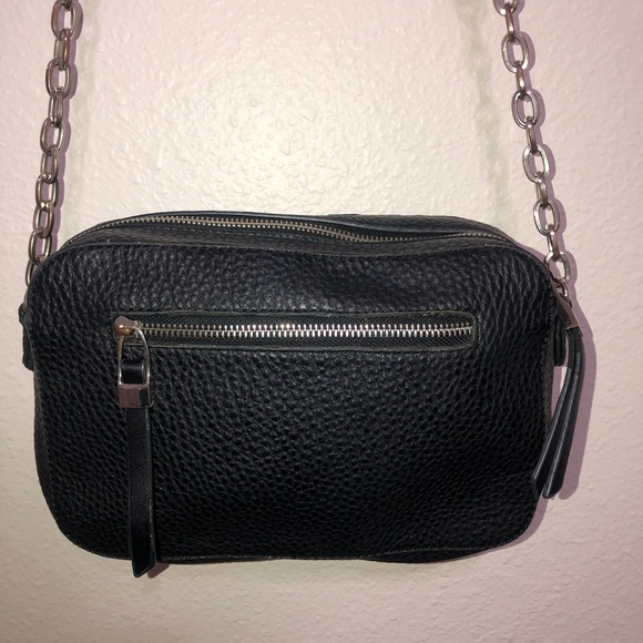 Phase3 Vegan Leather Black Crossbody Bag - Picture 6 of 7